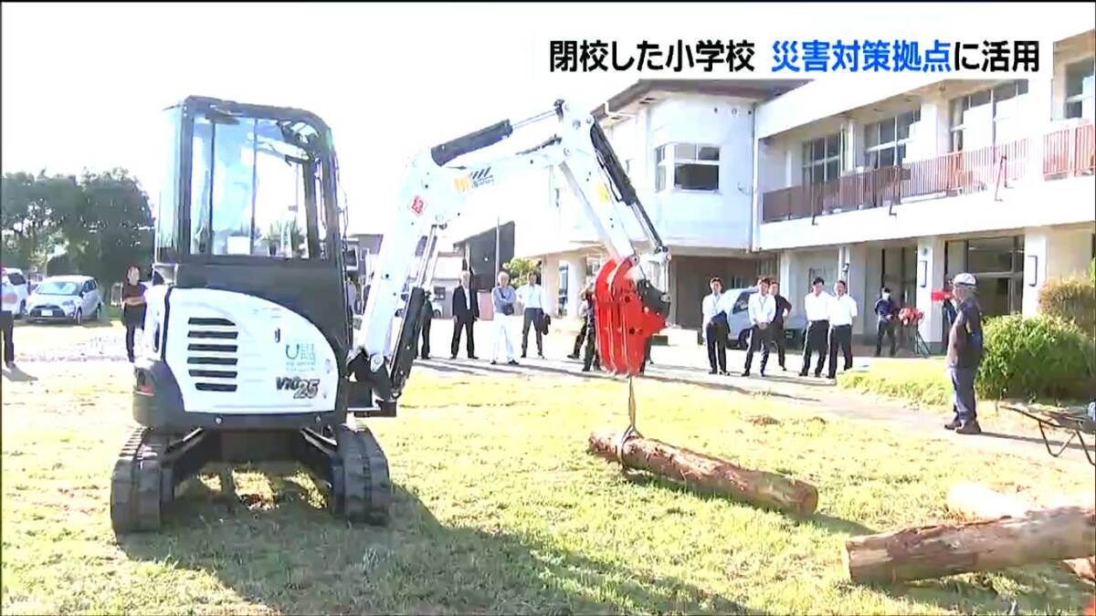 小型重機・チェーンソー研修”も…廃校が災害救助の最前線基地へ 宮城