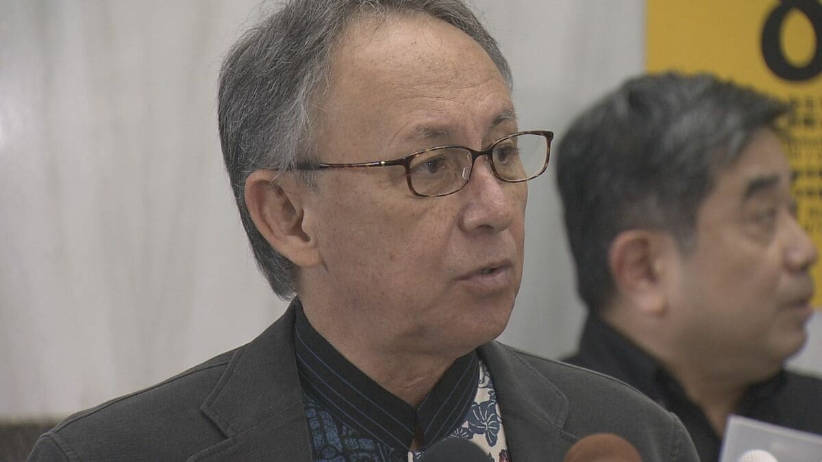 「丁寧な説明とは到底真逆の極めて乱暴な対応」工事再開の大浦湾 玉城知事は政府を批判 TBS NEWS DIG