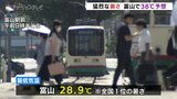10日連続の熱中症警戒アラート 各地で35℃以上の猛暑日 富山は最高気温37.4℃【3日午前11時まで 富山】|TBS NEWS DIG
