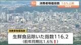 変動の大きい生鮮食品を除いた7月の仙台市の消費者物価指数は116.2 前年同期比で1.6%上昇【食料品が全体を押し上げている状況】 | 宮城のニュース│tbc NEWS│tbc東北放送