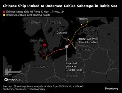 中国籍貨物船、バルト海の海底ケーブル損傷に関与の疑い－北欧２カ国| TBS CROSS DIG with Bloomberg