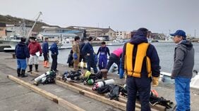 【続報】全員無事救助…ダイビング中に9人一時不明に 北海道稚内市の弁天島付近「午前10時に浮上する予定の人たちが上がってこない」ツアー会社が通報|TBS NEWS DIG