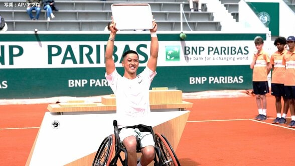 小田凱人が全仏4連覇!「世界を変えようと思っている」国枝慎吾に次ぐ史上2人目の快挙達成【車いすテニス】|TBS NEWS DIG