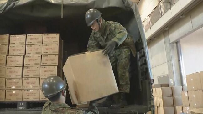 水・パン・毛布…足りない物資を能登へ 金沢市の支援物資拠点を馳知事が視察|TBS NEWS DIG