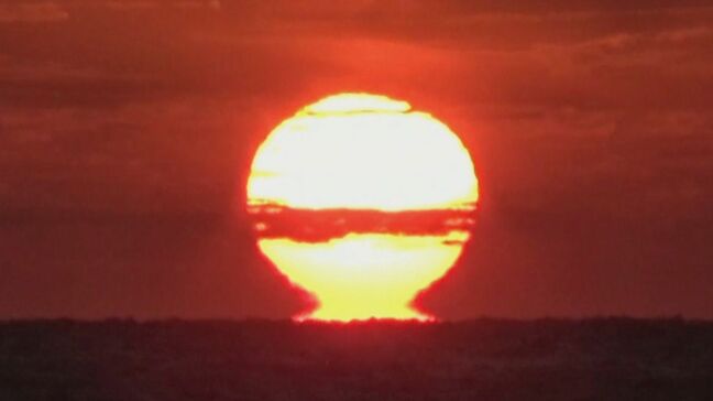 きょうは立冬　だるま太陽【長崎・五島】|TBS NEWS DIG