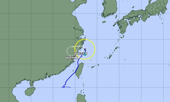 台風4号は西へ進路変更、中国大陸へ　一方、本州は猛暑…北日本と東日本は別の大雨に警戒【雨と風の動き シミュレーション】|TBS NEWS DIG