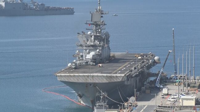 沖縄駐留の米海兵隊が中東から帰還 イラン攻撃めぐり派遣 うるま市の米軍基地「ホワイト・ビーチ」|TBS NEWS DIG