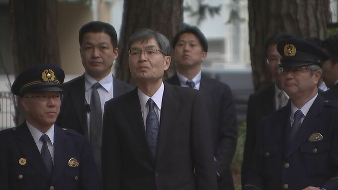 「使命感と気概を持って任務にあたってほしい」警察庁長官が岩手県警本部で“熊駆除対応プロジェクトチーム”の警察官らを激励　10月にクマ出没の現場も視察　岩手・盛岡市|TBS NEWS DIG
