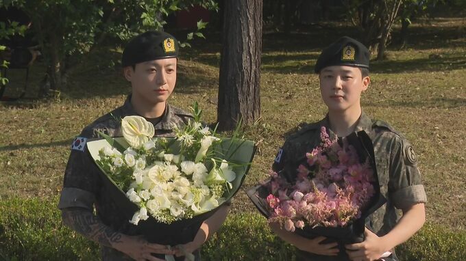 BTSのJIMINさんとJUNG KOOKさんが除隊　今月中に全員が兵役終了へ|TBS NEWS DIG