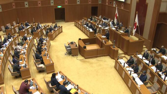 来年度一般会計予算案  質問できぬ異例の県議会代表質問初日|TBS NEWS DIG