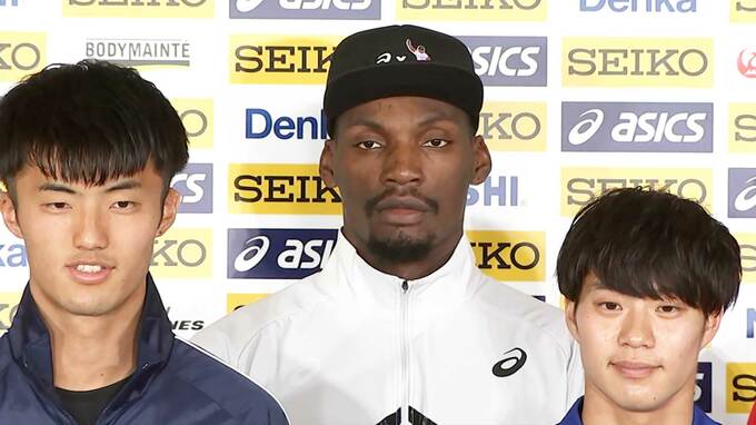 男子100ｍは世界王者・カーリーに挑む 坂井「どこまで食らいついていけるか」【ゴールデングランプリ陸上 前日会見】 |TBS NEWS DIG