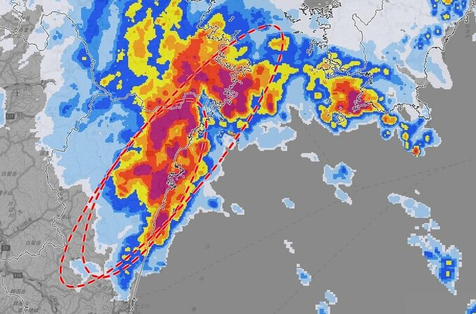 【速報】宮崎県北部平野部に線状降水帯が発生　|　MRTニュース ｜ ＭＲＴ宮崎放送
