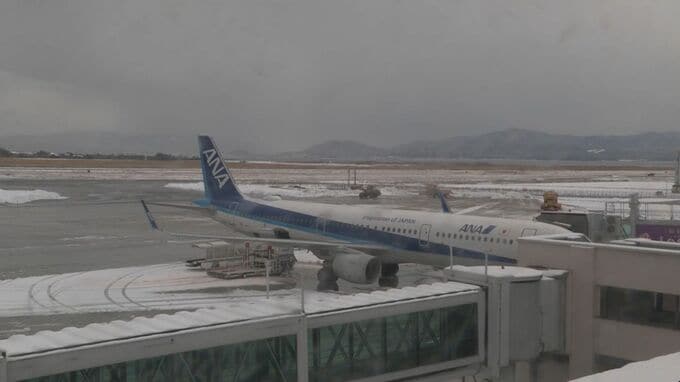空港で除雪車が故障　雪かき遅れ…羽田行き2便が欠航　米子鬼太郎空港　鳥取・境港市　|　BSSニュース | BSS山陰放送