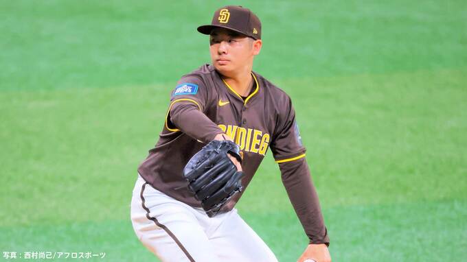 松井裕樹、メジャー初マウンドは2/3回を無失点　ピッチクロック取られるも...初三振奪いダルも拍手送る【MLB】|TBS NEWS DIG