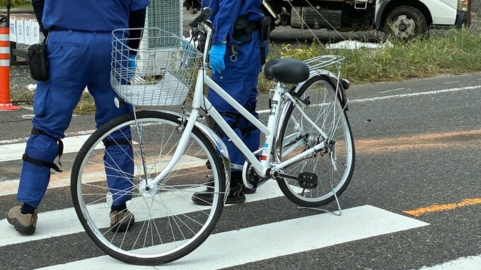 【続報】登校日の下校中に事故...自転車の中学生1年生の女子生徒（12）がトラックにはねられ意識不明の重体　運転手の男（50）を現行犯逮捕【岡山】|TBS NEWS DIG