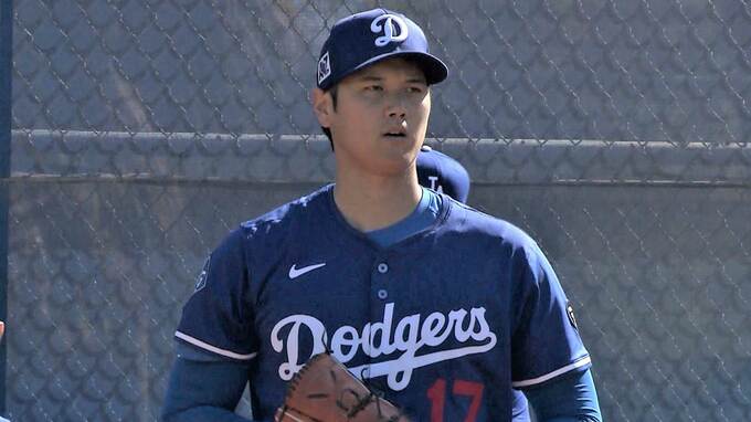 大谷翔平 中2日で2度目のブルペン、捕手は「全てのボールがよく見えたよ」セットポジションでは制球を乱す場面も|TBS NEWS DIG