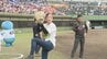 ハヤテベンチャーズ静岡の最終戦 静岡市出身の俳優・星野奈緒さんが始球式1か月の練習成果を披露「これからももっとたくさん静岡に貢献できたらいい」＝静岡市　|　静岡のニュース | SBSNEWS | 静岡放送