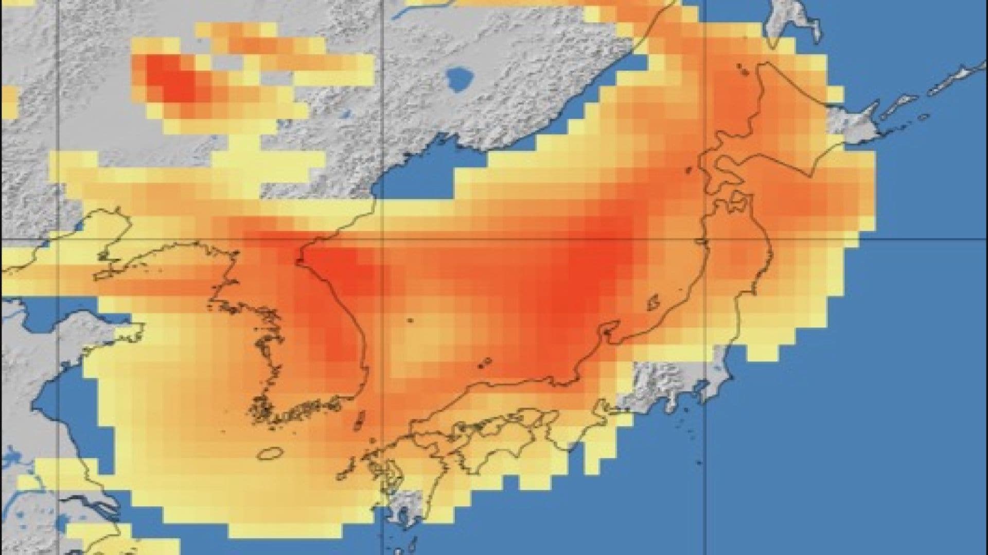 黄砂情報】21日から北日本から西日本の広い範囲で飛来予想 視程10