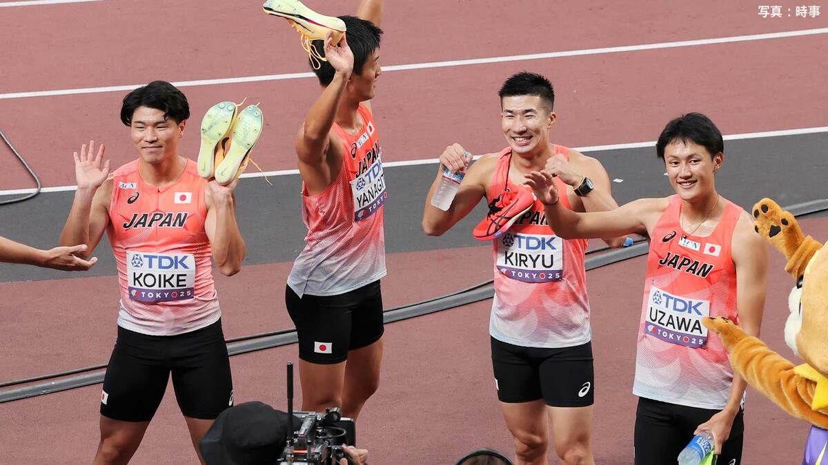 男子4×100mリレー、桐生祥秀「バトンパスしっかり修正すればいける