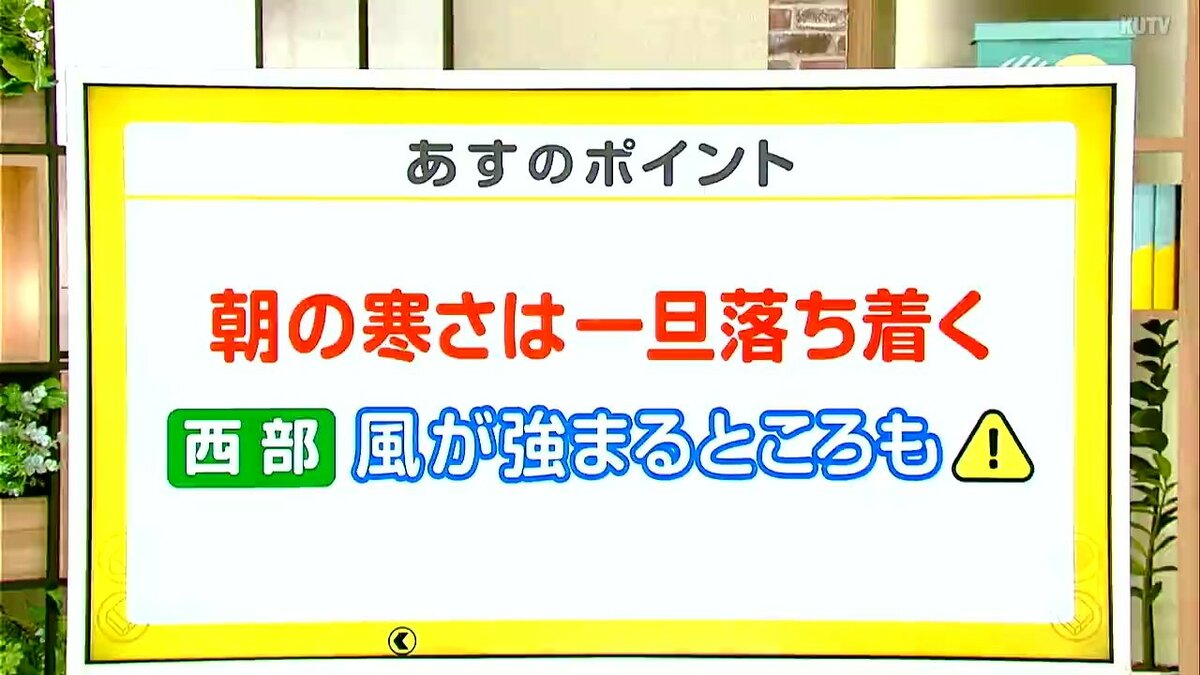 高知の天気　21日　西部では風が強まるところも　空気の乾燥にも注意　山岸拓気象予報士が解説