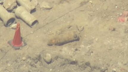 砲弾(信管なし) 広島大学で見つかったのは旧陸軍の砲弾 自衛隊不発弾処理隊が処理 広島