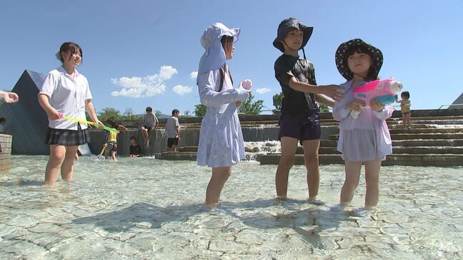 県内8つの地点で今シーズン一番の暑さ　甲府、勝沼は38.6度で南部が38.5度　山梨|TBS NEWS DIG