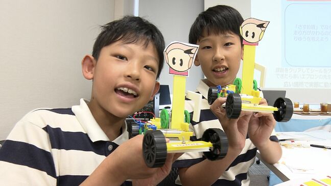 “からくり自動車”を作って探究心や創造性を育てよう 子どもたちが試行錯誤 岡山トヨペットで「なぜなにレクチャー」開催【岡山】|TBS NEWS DIG