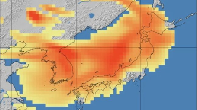 【黄砂情報】21日から北日本から西日本の広い範囲で飛来予想　視程10㎞未満となるおそれ【黄砂解析予測図】|TBS NEWS DIG