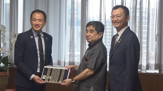 「市民レベルでも交流を」台湾と沖縄の交流活性化に意欲　中琉文化経済協会が副知事を表敬訪問|TBS NEWS DIG