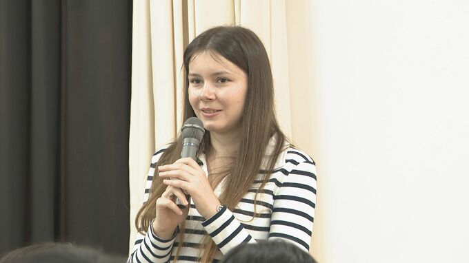 中学生がウクライナ留学生から文化と平和を学ぶ「今ある生活が大切なものと実感」|TBS NEWS DIG