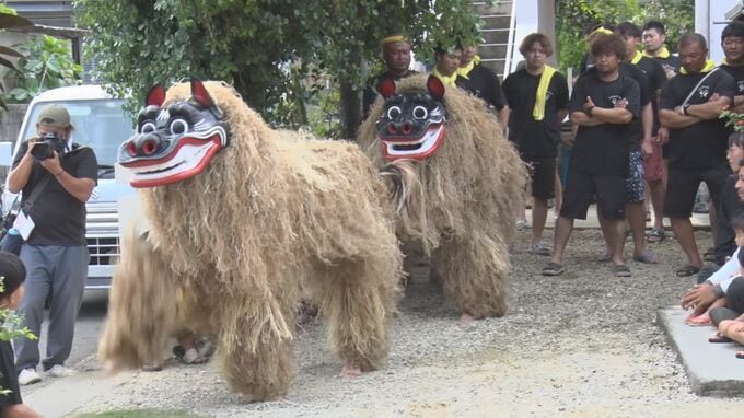 石垣市の白保獅子保存会が50周年　半世紀の節目を祝う記念式典を開催|TBS NEWS DIG