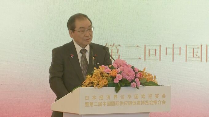 経団連トップら中国到着　25日に李強首相と会談へ