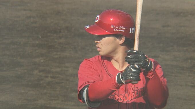 【カープ日南キャンプ】打撃で存在感　育成ルーキー捕手　小林結太　|　RCC NEWS | 広島ニュース | RCC中国放送