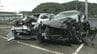 乗用車が正面衝突→うち1台がトラックとバスに衝突して横転→60代男性が死亡　正面衝突した車のどちらかが中央線をはみ出したか　|　福岡のニュース｜RKB NEWS｜RKB毎日放送