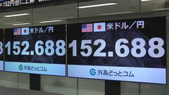 円相場が一時1ドル＝152円台に　約2か月ぶりの“円高”水準| TBS CROSS DIG with Bloomberg
