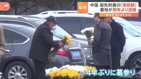 「コロナ時期の数倍増えた」中国の“祖先供養の日”「清明節」で各地混雑…背景には感染爆発による死者数増加も|TBS NEWS DIG