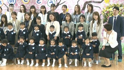 たくさんお友達つくるぞ」 幼稚園で入園式 大分 | 大分のニュース｜OBS