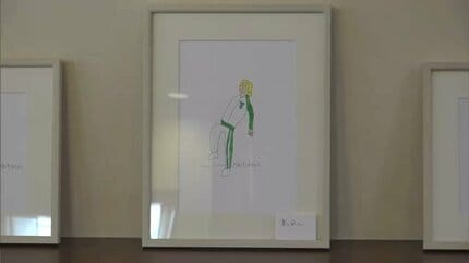 藤井風さんを描いた作品も 海太郎さんの作品展「春晴れHello」12日まで