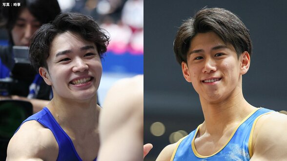 パリ金・岡慎之助が逆転Vで3連覇 ！ 東京金の橋本大輝に競り勝つ　世界選手権＆アジア大会代表に決定【体操・NHK杯】|TBS NEWS DIG