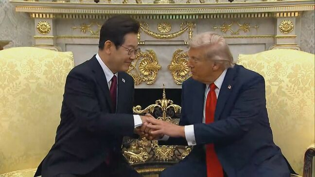 トランプ大統領、韓国に基地の所有権を求める　在韓米軍削減は言及避ける|TBS NEWS DIG