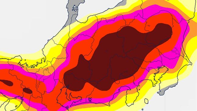 関東甲信　１日と2日は昼過ぎから夜遅くにかけ　雷を伴った激しい雨や非常に激しい雨の降る所が　警報級の可能性も　【発雷確率・雨と風のシミュレーション】|TBS NEWS DIG