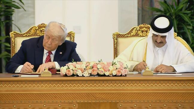 トランプ氏、カタールと35兆円規模の取り引き合意 旅客機を大量販売|TBS NEWS DIG