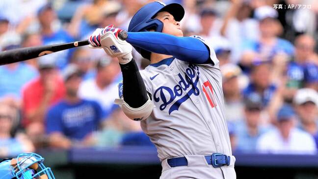 “二刀流”大谷翔平 2回無失点の好投も打撃では3三振、復帰後初となる複数イニング登板で前進 ド軍の連勝は5でストップ|TBS NEWS DIG