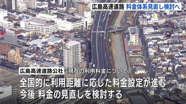 “不公平感”の是正へ 広島高速道路の料金体系見直しへ検討始める 広島高速道路公社が運営会議で報告 |TBS NEWS DIG