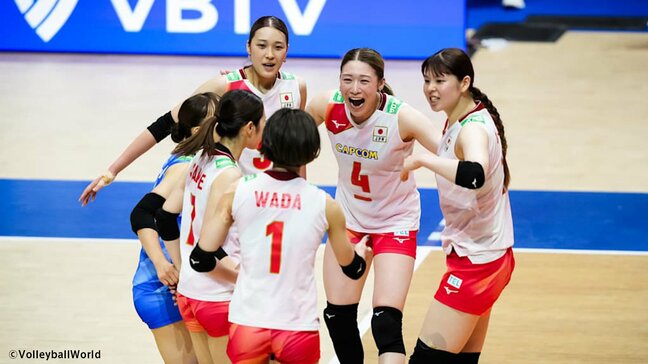 バレー女子日本代表、決勝R進出への大一番でタイに3-1勝利！通算成績は7勝3敗に　石川が最多22得点【ネーションズリーグ】|TBS NEWS DIG