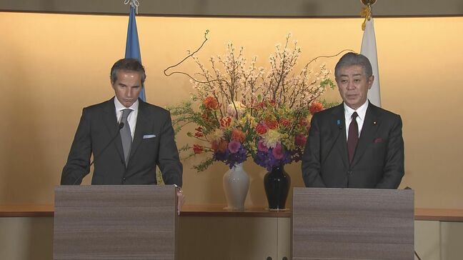岩屋外務大臣がIAEA事務局長と会談 処理水モニタリングで連携確認 政府から約22億円の拠出も|TBS NEWS DIG