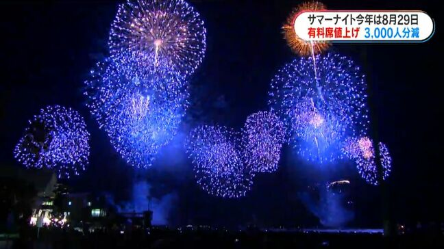 今年は8月29日 観覧席値上げ「見えにくい」席の廃止も サマーナイト大花火大会|TBS NEWS DIG