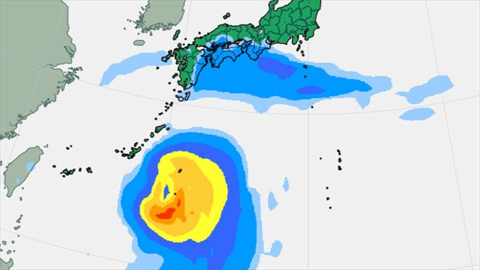 【台風情報】　台風のたまご＝熱帯低気圧a　24時間以内に台風に発達見込み　1日（月）には強い勢力で沖縄の南に接近か　【台風の進路予想・雨のシミュレーション】　|　山梨のニュース | ＵＴＹテレビ山梨