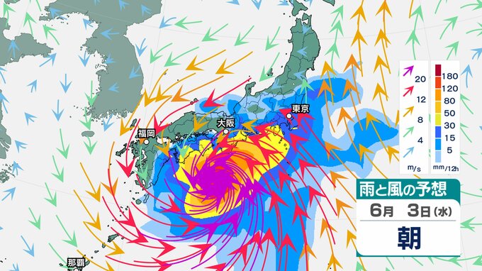 【台風情報】台風6号の進路は？強い勢力へ発達しながら北上か…週明け頃に沖縄の南へ進む予想【雨と風の最新シミュレーション】|TBS NEWS DIG