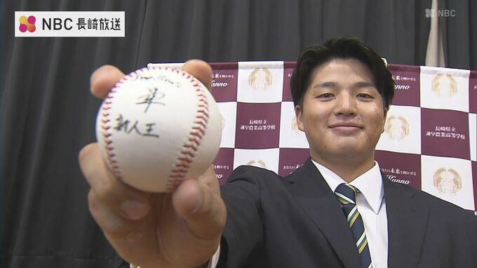 日本を代表するような スワローズを代表するようなピッチャーに　プロ野球 ヤクルトがドラフト１位指名 中村優斗投手　長崎の母校に凱旋　|　長崎のニュース | 天気 | NBC長崎放送
